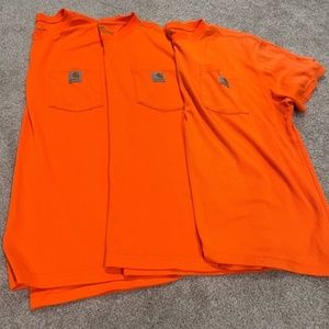 Carhartt  Neon Construction-Safety Pocket Tee Shirt Bundle
